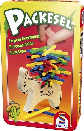 Schmidt Spiele Balansujący osiołek w metalowej puszce 1