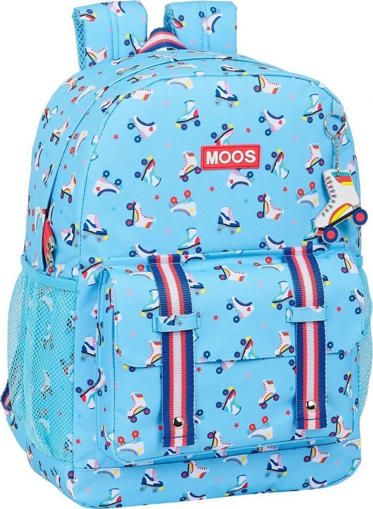 Plecak Moos Plecak na Laptopa Rollers Moos M754B Jasnoniebieski Wielokolorowy (32 x 43 x 14 cm) 1