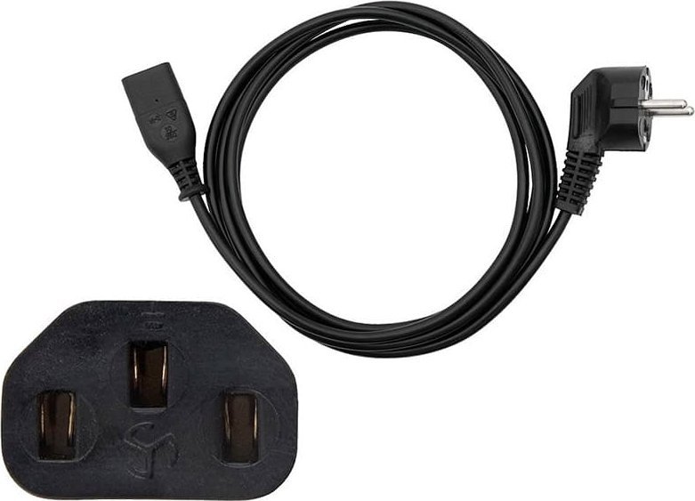Kabel zasilający Blow Przył. SN-32  komp.2,0m CZARNE (PL) 1