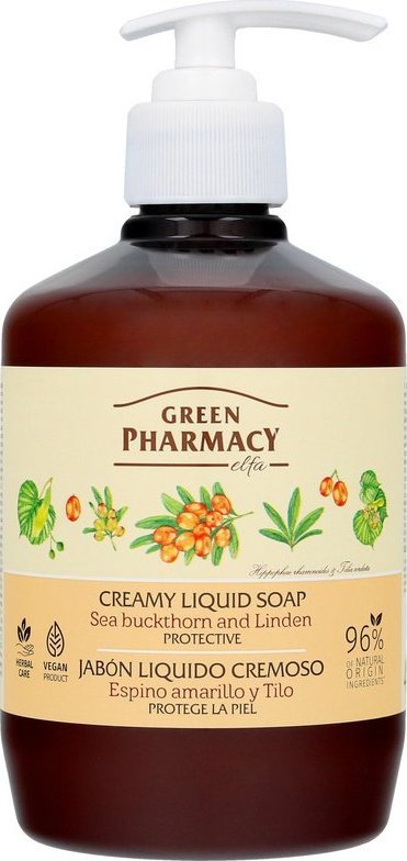 Green Pharmacy Green Pharmacy Mydło w płynie z Rokitnikiem i Lipą 460ml 1