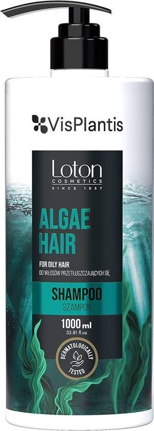 Vis Plantis Vis Plantis Loton Szampon z algami do włosów przetłuszczających się - Algae Hair 1000ml 1