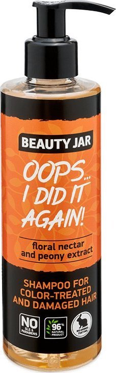 Beauty Jar Szampon do włosów farbowanych Oops... I did it again Beauty Jar Shampoo For Colour-Treated And Damaged Hair (250 ml) 1