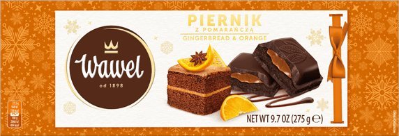 Wawel Wawel czekolada Piernik z pomarańczą 275g 1
