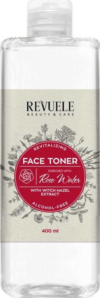 Revuele Regenerujący tonik do twarzy z woda różaną / Revuele Witch Hazel Revitalizing Face Toner With Rose Water (400 ml) 1