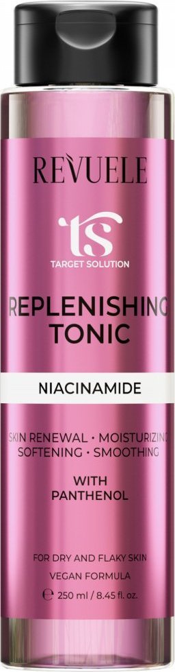 Revuele Liftingujący tonik do twarzy z niacynamidem / Revuele Target Solution Plumping Toner with Niacinamide (250 ml) 1