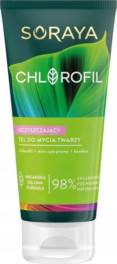 Soraya Soraya Chlorofil Oczyszczający Żel do mycia twarzy do młodej cery 150ml 1