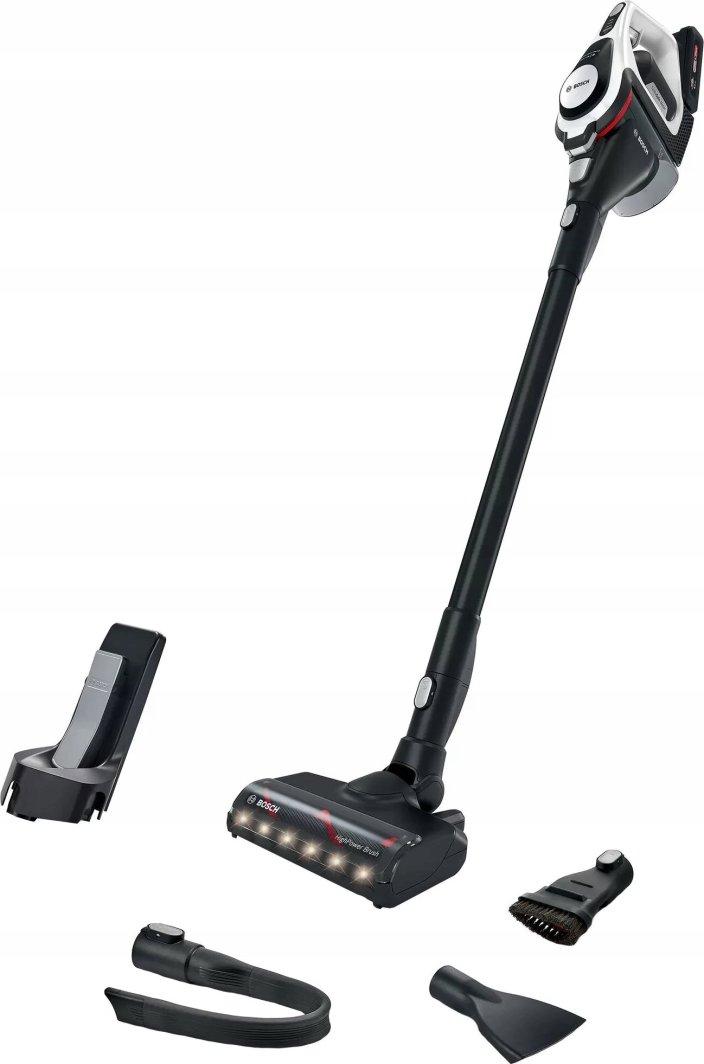 Odkurzacz ręczny Bosch Bosch Vacuum cleaner BCS82KA14 Unlimited Gen2 Cordless operating, Handstick, 18 V, Operating time (max) 65 min, White, Warranty 24 month(s) 1