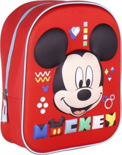 Mickey Mouse Plecak szkolny Mickey Mouse Czerwony (25 x 31 x 10 cm) 1