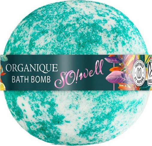 Organique ORGANIQUE So!Well Musująca Kula do kąpieli - zielona 170g 1