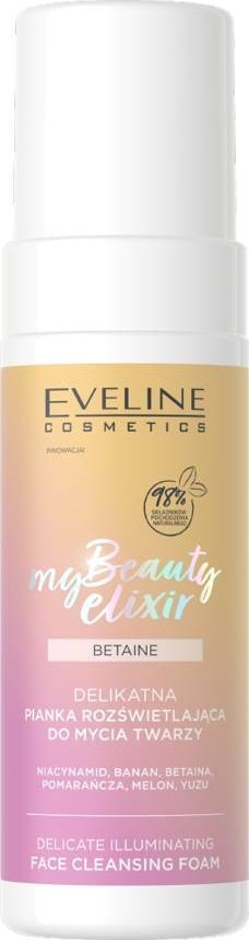 Eveline Eveline My Beauty Elixir Delikatna Pianka rozświetlająca do mycia twarzy 150ml 1