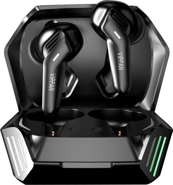 Słuchawki Vipfan Słuchawki bezprzewodowe, gamingowe Vipfan T07, Bluetooth 5.0 (czarne) 1