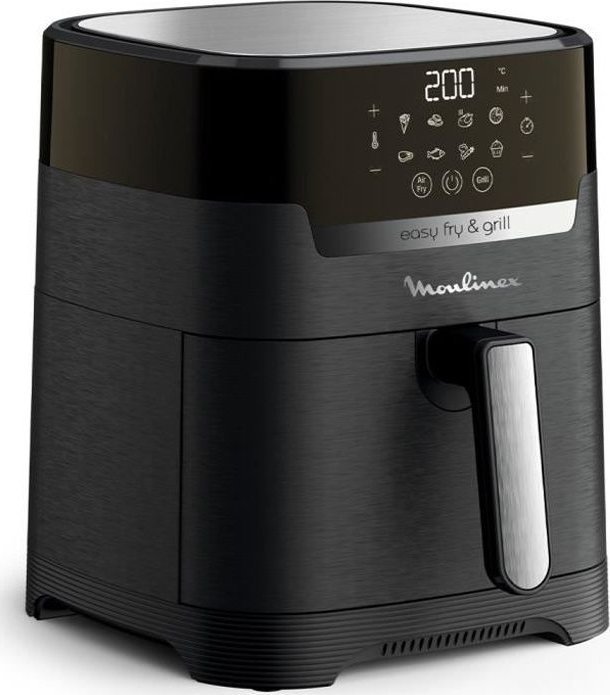 Grill elektryczny Moulinex MOULINEX EZ505810 Easy Fry & Grill Digit 2 w 1 Frytownica powietrzna + grill, 4,2 L, 8 programów automatycznych, Regulowana temperatura, Timer 1
