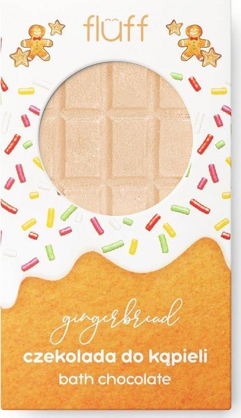 Fluff Bath Chocolate czekolada do kąpieli Gingerbread 200g 1