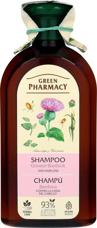 Green Pharmacy Green Pharmacy Szampon przeciw wypadaniu włosów z Łopianem - 350ml 1