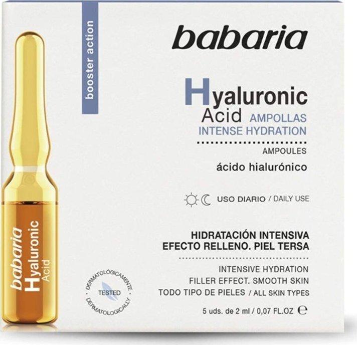 Babaria Serum do Twarzy Babaria Hyaluronic Acid Ampułki (2 ml) 1
