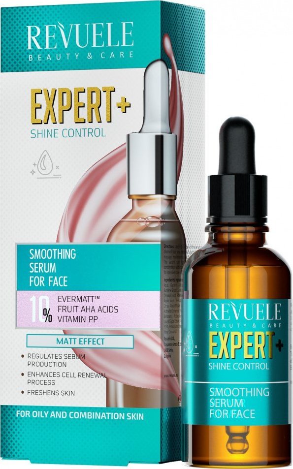 Revuele Wygładzające serum matujące do twarzy / Revuele Expert+ Shine Control Smoothing Serum For Face (25 ml) 1