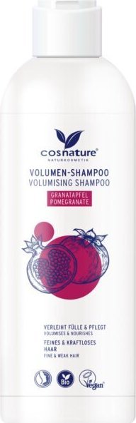 SZAMPON DO WŁOSÓW ZWIĘKSZAJĄCY OBJĘTOŚĆ OWOC GRANATU ECO 250 ml - COSNATURE 1