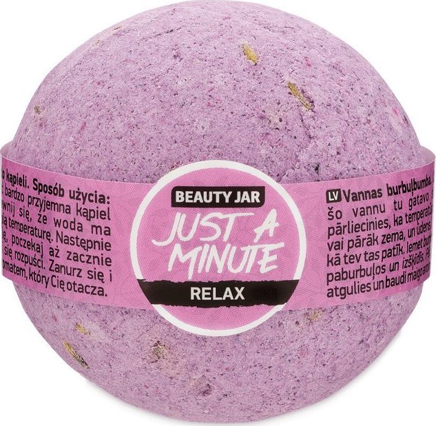Beauty Jar Musująca kula do kąpieli Beauty Jar Just a Minute Relax (150 g) 1