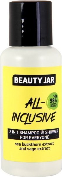 Beauty Jar Szampon do włosów i żel pod prysznic 2 w 1 Rokitnik i szałwia Beauty Jar All-Inclusive (80 ml) 1