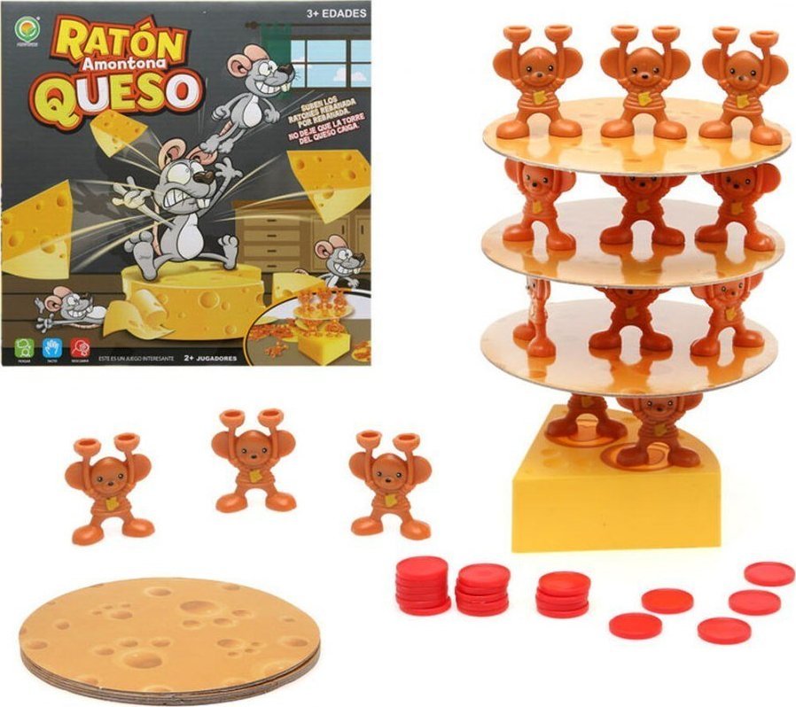 BigBuy Kids Gra Zręcznościowa Ratón Amontona Queso 1