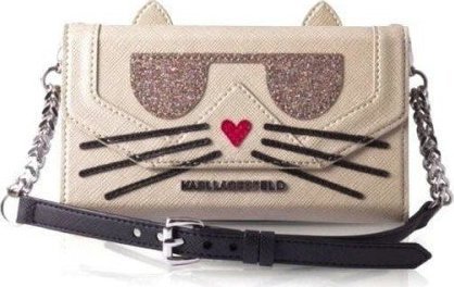 Karl Lagerfeld Etui Karl Lagerfeld KLCLTP7KFCH Apple iPhone SE 2022/SE 2020/8/7 różowy/pink bookcase Karl Kkoctail Clutch 1
