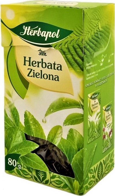 Herbapol HERBAPOL herbata zielona bez dodatków 80g 1