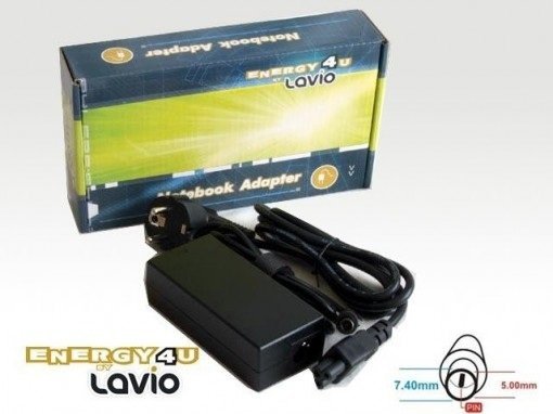 Zasilacz do laptopa Energy4U Energy4U PA11 18.5V / 3.5A (7.4x5.0mm + PIN) 65W, zasilacz do notebooka / laptopa HP, Compaq 1