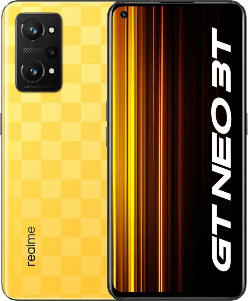 Smartfon Realme GT Neo 3T 5G 8/256GB Żółty  (S7814465) 1