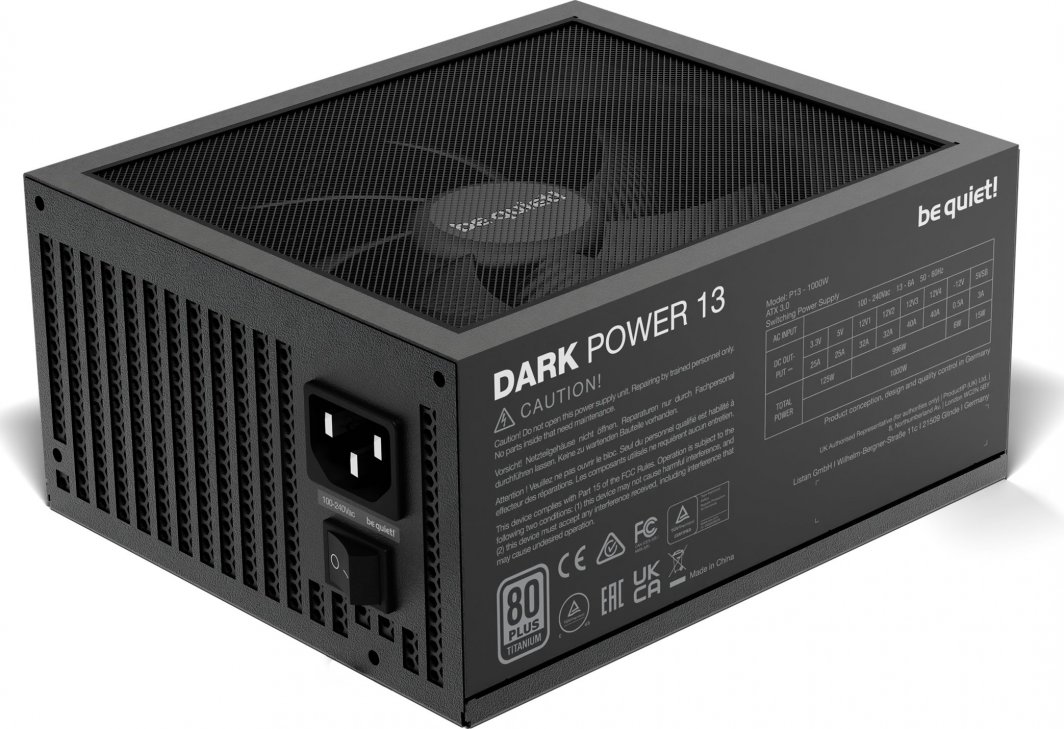 電源ユニット PSU BE QUIET DARK POWER 1000W TITANIUM be quiet! Dark Power 13 1000W 80PLUS Titanium - PC power