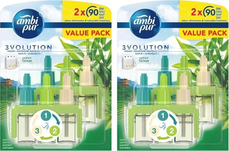 Ambi Pur Ambi Pur 3Volution Japan Tatami Wkład Zapas 2X20Ml 1
