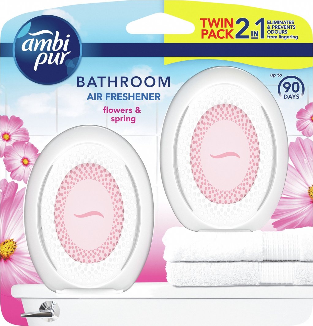 Ambi Pur Ambi Pur Bathroom odświeżacz kwiatowy DuoPack 1