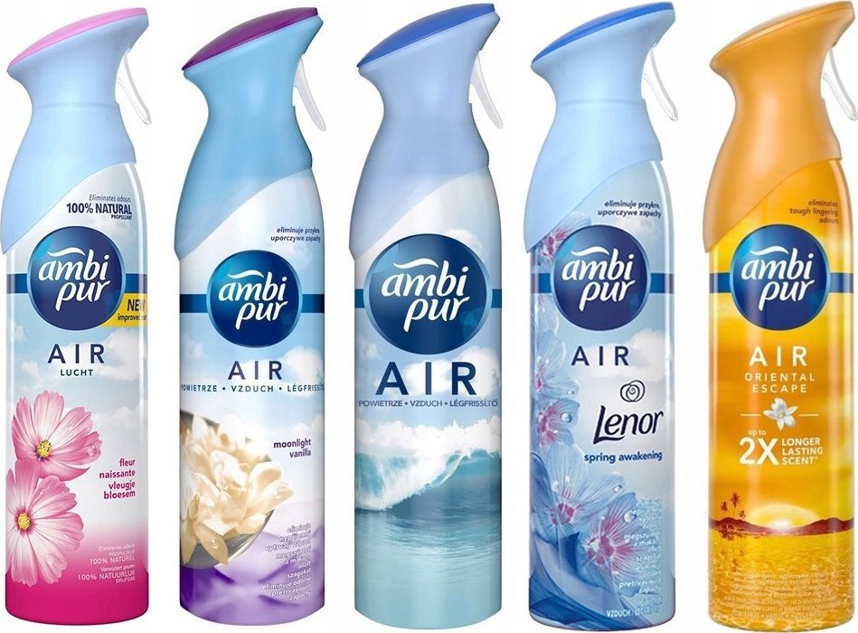 Ambi Pur Ambi Pur odświeżacz powietrza MIX ZAPACHÓW 300ml x5 1