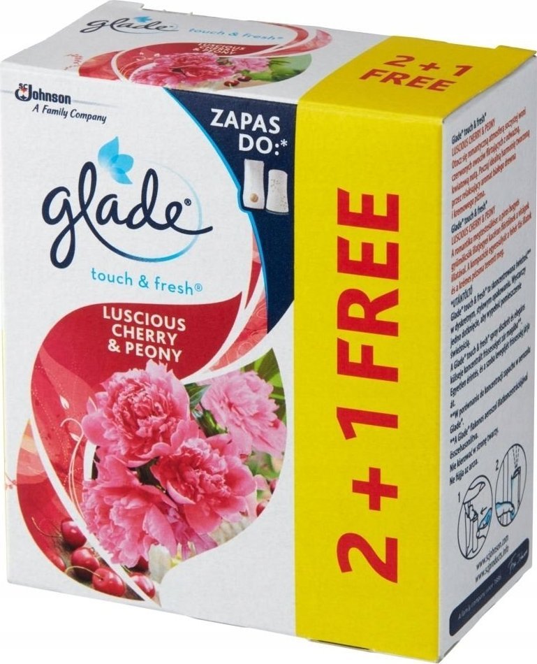Glade GLADE wkład odświeżacz Touch Fresh 3x10ml WIŚNIA 1