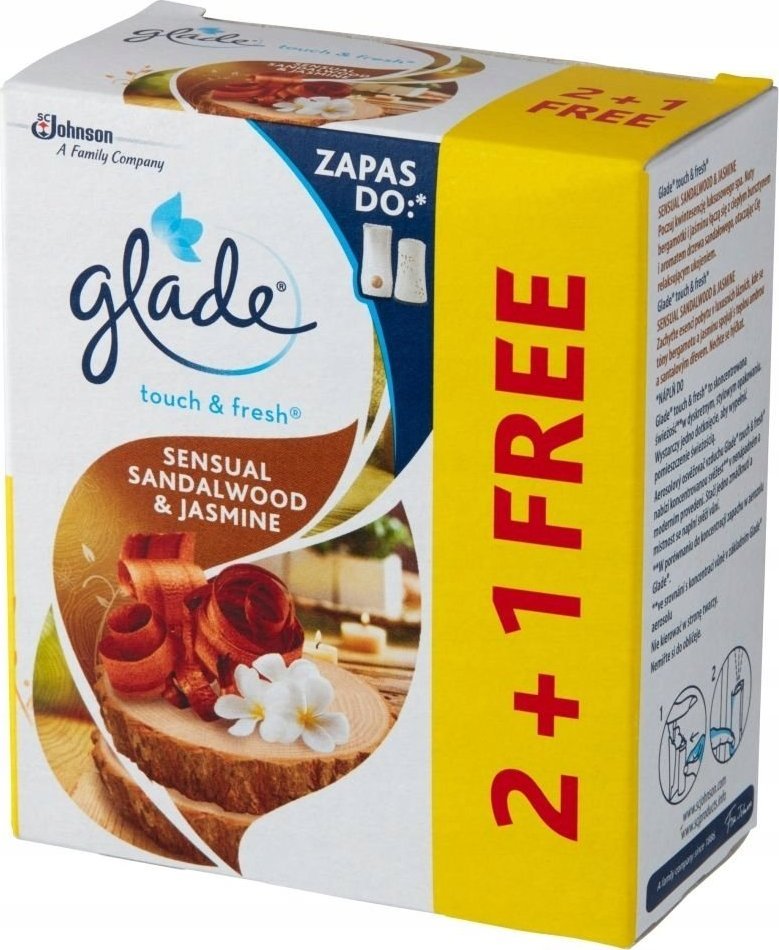 Glade Glade Wkład Odświeżacz 3X10Ml Drzewo Sandałowe 1