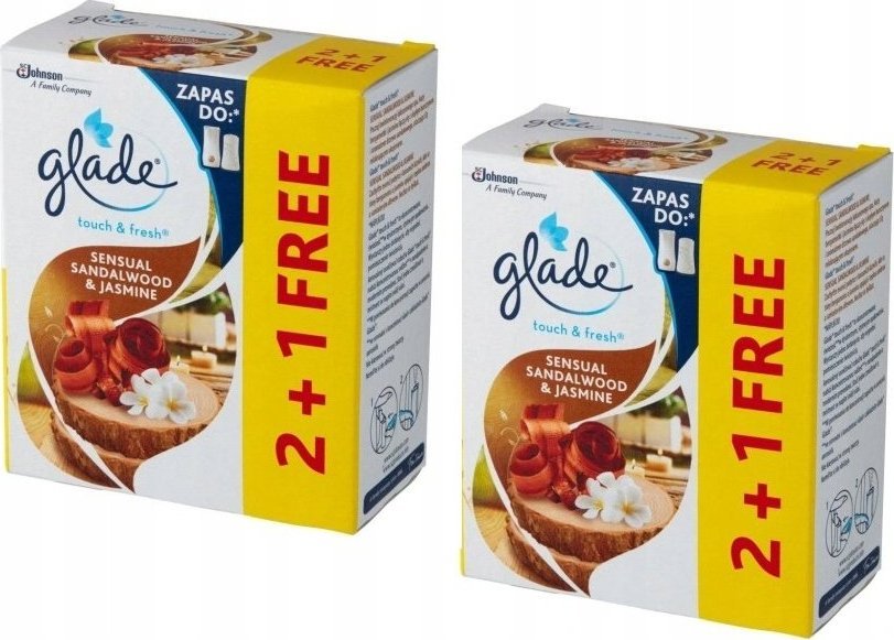 Glade Glade Wkład Odświeżacz 6X10Ml Sensual Sandalwood 1