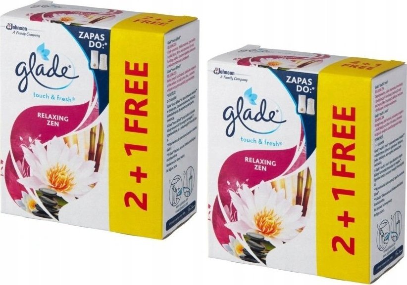 Glade Glade Wkład Odświeżacz 6X10Ml Relaxing Zen Zestaw 1