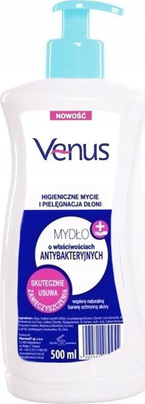 Venus VENUS Mydło o właściwościach antybakteryjnych 0,5l 1