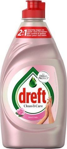 Dreft DREFT Płyn do mycia naczyń Róża i satyna 383 ml 1