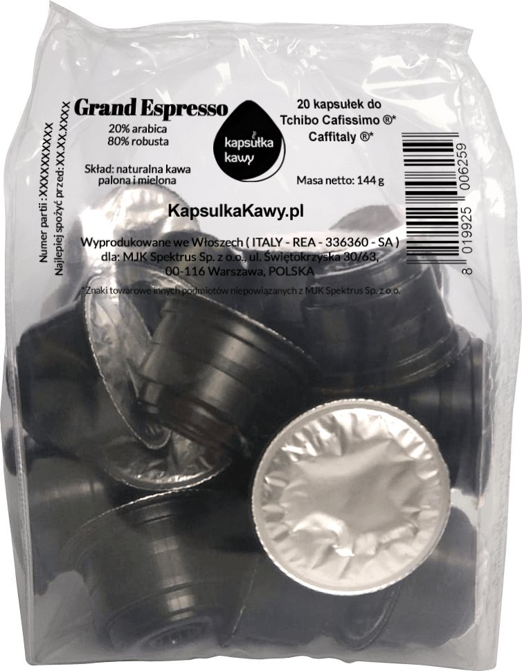 GRUPPO Kapsułki do Tchibo* 20 szt. GRAND ESPRESSO - Kapsułka Kawy 1