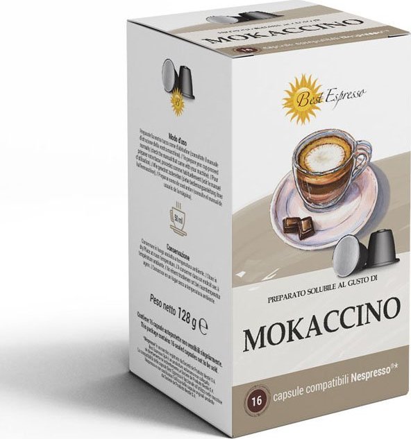 Best Espresso S.p.A. Kapsułki do Nespresso* 16 szt. MOKACCINO - Best Espresso 1