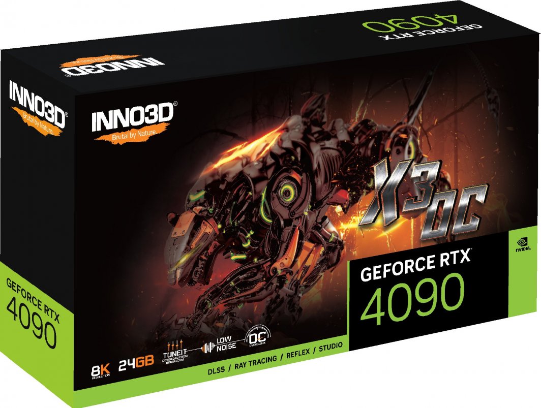 Inno3D GeForce RTX 4090 X3 OC 24GB GDDR6X (N40903-246XX-18332989