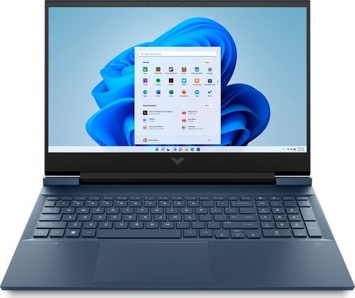Laptop HP Victus by HP 16-e1105nw 6600H Notebook 40,9 cm (16.1") Full HD AMD Ryzen 5 16 GB DDR5-SDRAM 512 GB SSD NVIDIA GeForce RTX 3050 Wi-Fi 6 (802.11ax) Windows 11 Home Niebieski 1