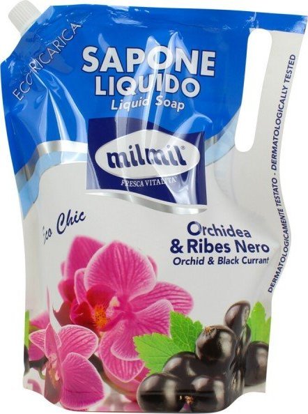 Mil Mil MIL MIL MYDŁO W PŁYNIE ORCHIDEA zapas worek 900 ml 1