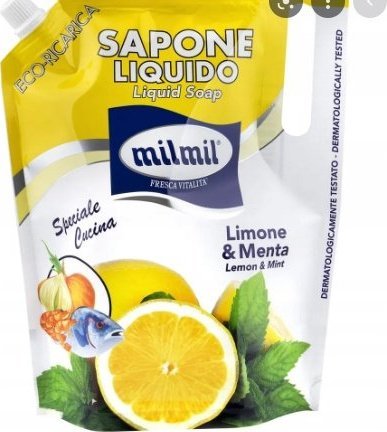 Mil Mil MIL MIL MYDŁO W PŁYNIE LIMONKA 900 ML WOREK 1