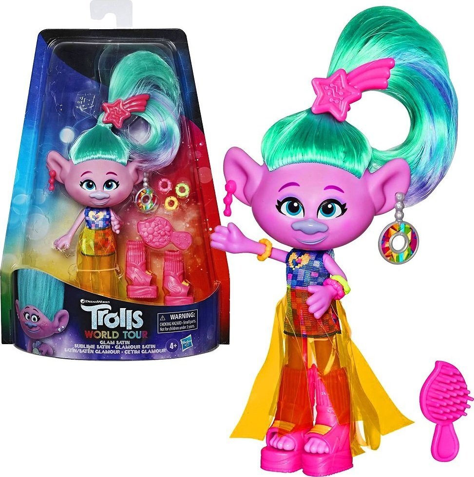 Hasbro Lalka Hasbro E6820 Glam Poppy Trolls World Tour 1