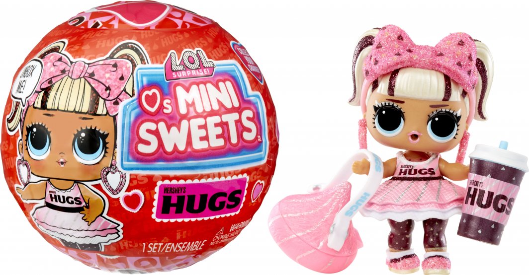MGA LOL Surprise Loves Mini Sweets Hugs & Kisses lalka Valentines Supreme 590248 p18 mix cena za 1szt 1