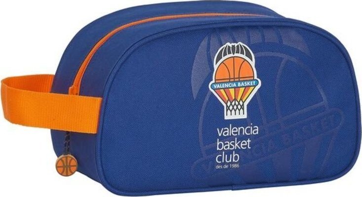 Piórnik Valencia Basket Neseser szkolny Valencia Basket Niebieski Pomarańczowy 1