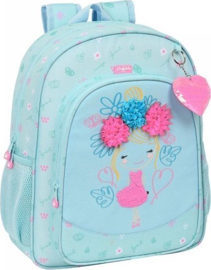 GLow LAb Plecak szkolny Glow Lab Cute doll Jasnoniebieski (32 x 38 x 12 cm) 1
