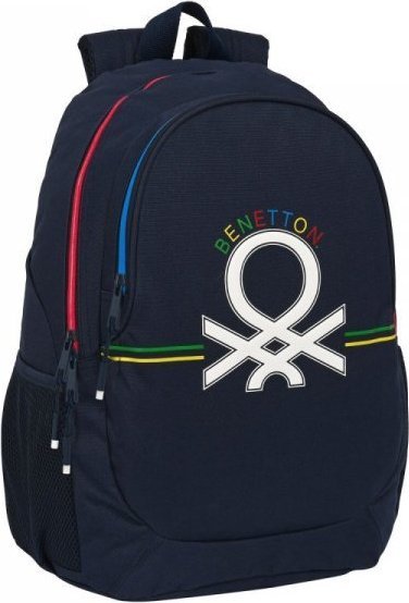 Benetton Plecak szkolny Benetton Sixties Granatowy (32 x 44 x 16 cm) 1