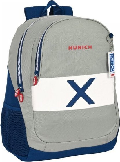 Munich Plecak szkolny Munich College Szary (32 x 44 x 16 cm) 1